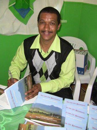 Bernard Fielies at a one of his book signings.