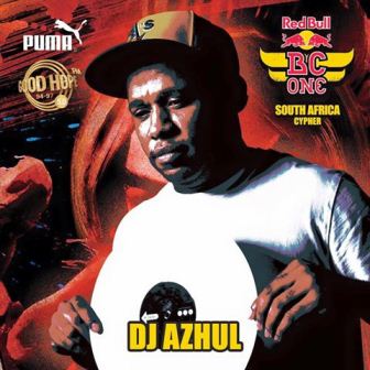 DJ Azuhl will once again be Spinning the Records at Red Bull BC One SA