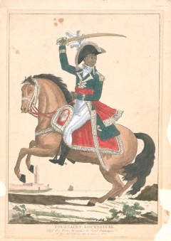 Toussaint l'Ouverture was the leader of the Haitian slave revolt.